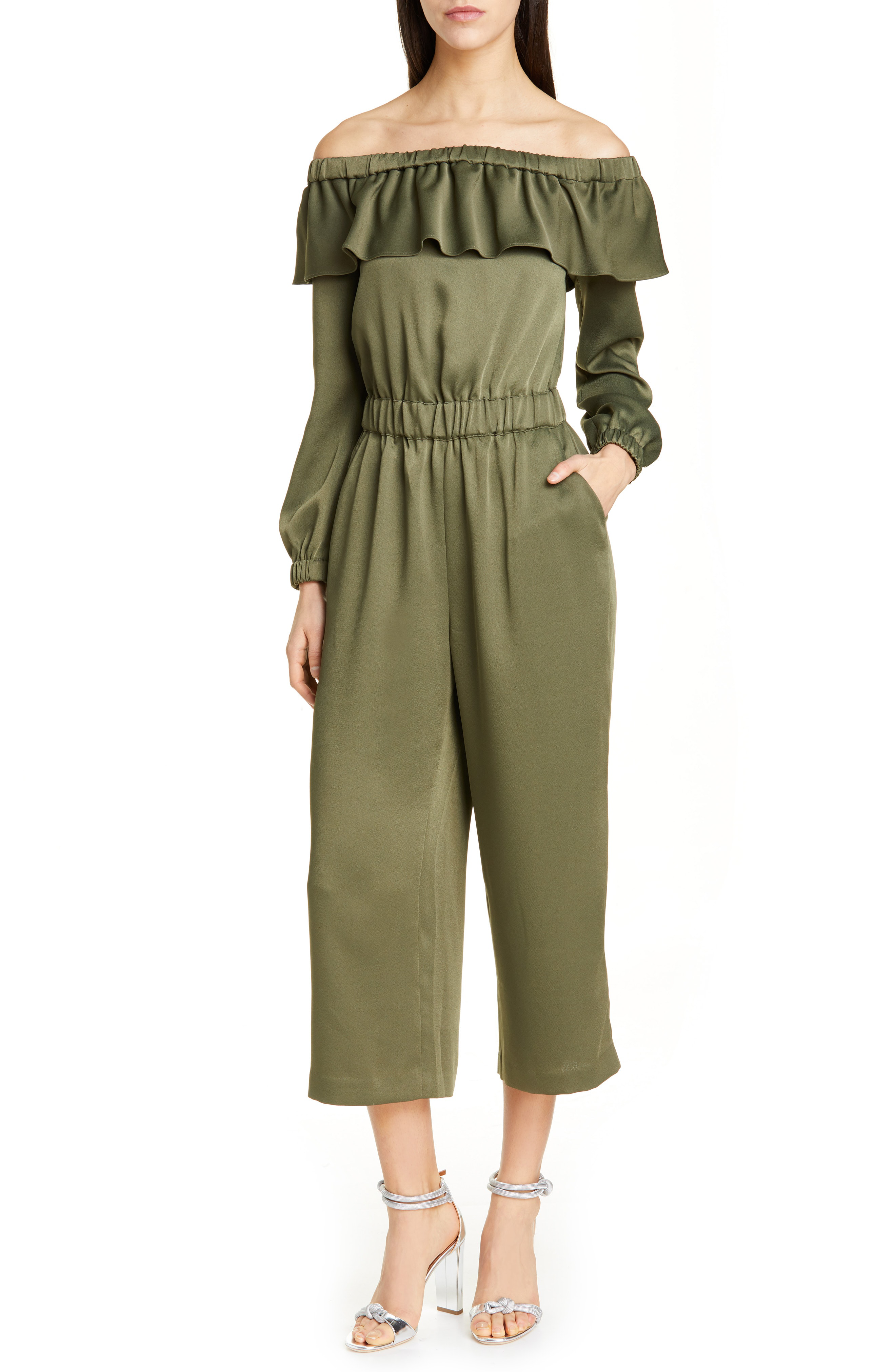 ted baker khaki jumpsuit
