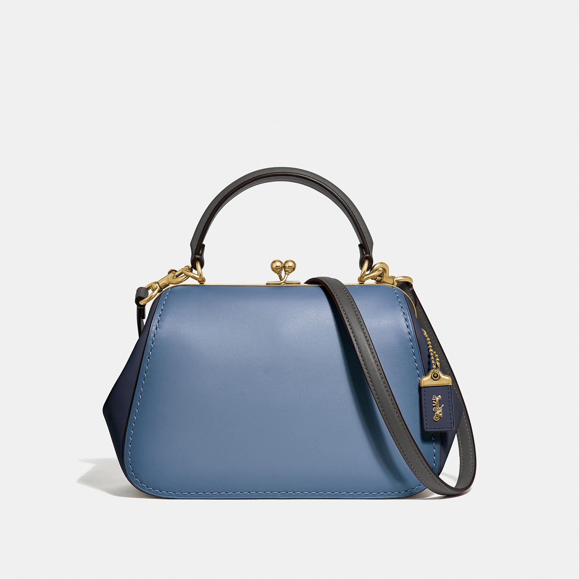 Coach Frame Bag 23 In Colorblock Women's In Slate/brass ModeSens