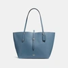 Coach Market Tote In Slate/silver