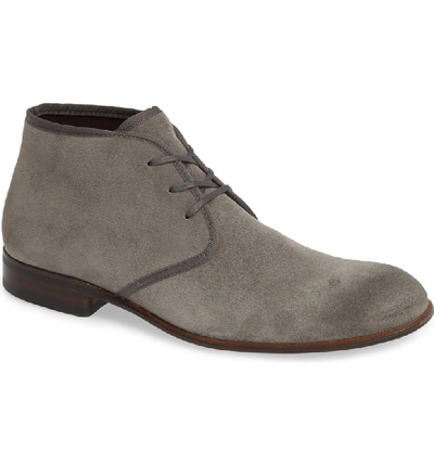 John Varvatos Star Usa Seagher Chukka Boot In Lead Suede