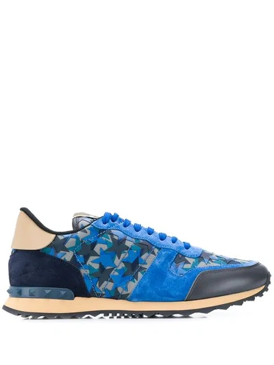 Valentino Garavani Garavani Rockrunner Sneakers In Blue