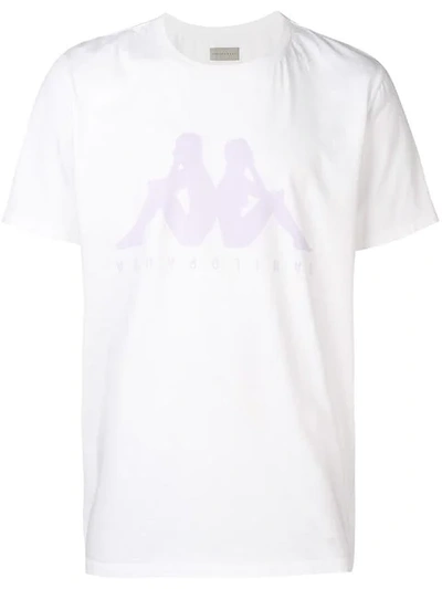 Paura Printed Logo T-shirt In White