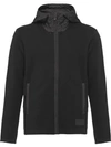 Prada Wool And Nylon Jacket In F0806 Black/black