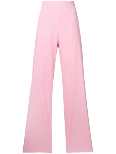 Pinko Flared Trousers In Pink