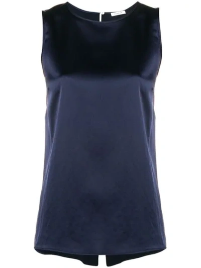 P.a.r.o.s.h Satin Top In Blue