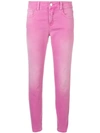 Closed Cropped Skinny Jeans In Pink