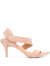 Pedro Garcia Heeled Strappy Sandals In Pink