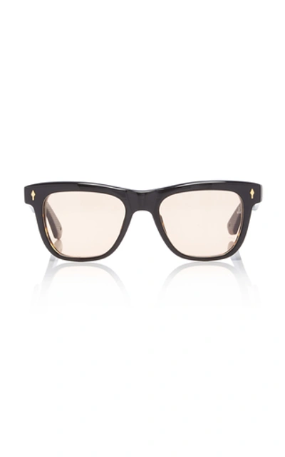 Jacques Marie Mage Fitzgerald Acetate Square-frame Sunglasses In Black