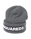 Dsquared2 Hats In Grey