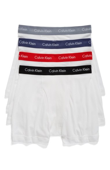 Calvin Klein Classic 4-pack Cotton Boxer Briefs | ModeSens