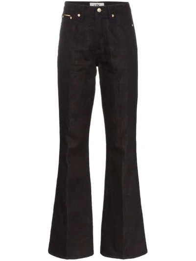 Eytys Oregon High-waisted Jeans In Black