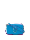 Marc Jacobs Logo Appliqué Camera Bag In Blue