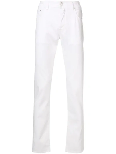 Jacob Cohen Slim Stretch Jeans In White