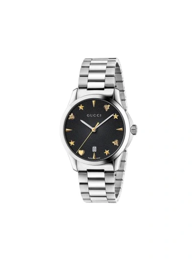 Gucci G-timeless Watch, 38mm In Metallic
