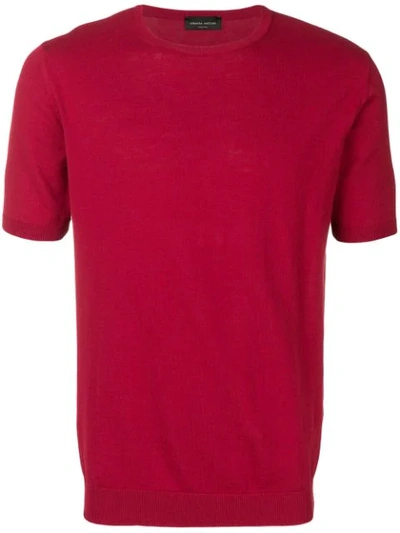 Roberto Collina Knitted T In Red