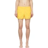Givenchy Logo Print Swim Shorts In Yellow
