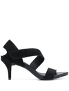 Pedro Garcia West Heeled Sandals In Black