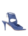 Aquazzura Sandals In Slate Blue