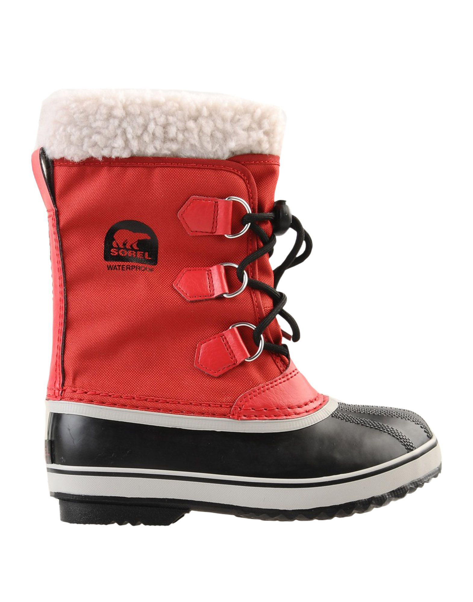 sorel boot red laces