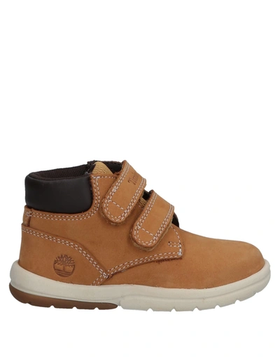 Timberland Ankle Boots In Camel
