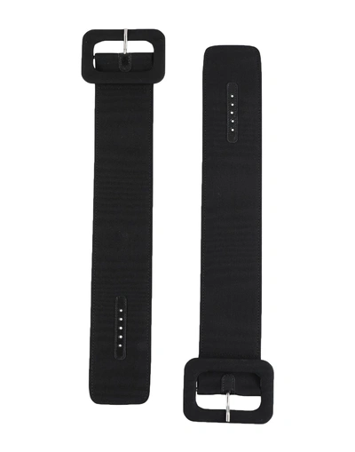 Attico Ankle Bracelets In Black