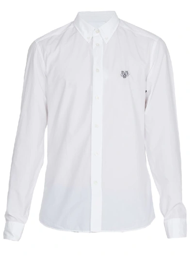 Kenzo Cotton Shirt In White