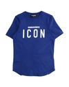 Dsquared2 T-shirts In Bright Blue