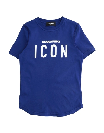 Dsquared2 T-shirts In Bright Blue