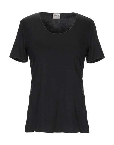 Armani Collezioni T-shirt In Black