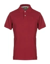 Diadora Polo Shirt In Brick Red