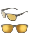 Smith Basecamp 58mm Chromapop(tm) Polarized Sunglasses In Matte Gravy