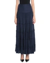 Manila Grace Maxi Skirts In Dark Blue