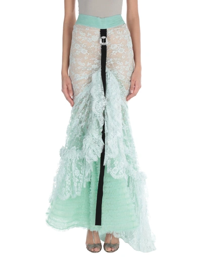 Dsquared2 Long Skirts In Light Green