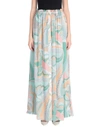 Emilio Pucci Maxi Skirts In Light Green