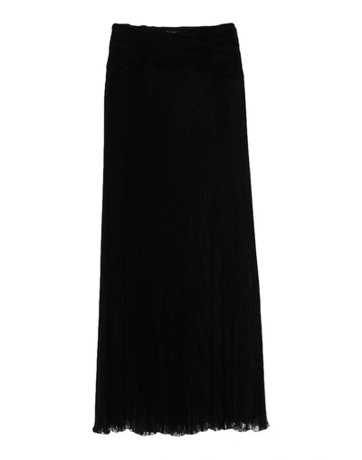 Roberto Cavalli Long Skirts In Black