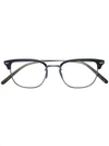 Oliver Peoples Willman D-frame Glasses In 黑色