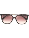 Fendi Oversized Frame Sunglasses