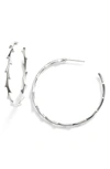 Argento Vivo X Dru. Small Thorn Hoop Earrings (nordstrom Exclusive) In Silver