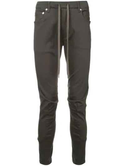 Attachment Skinny-fit Biker Trousers In Grey