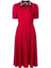 N°21 Rossa Collared Dress In 4608 Rossa