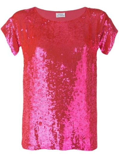 P.a.r.o.s.h Pink Sequin Top