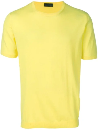 Roberto Collina Knitted T In Yellow