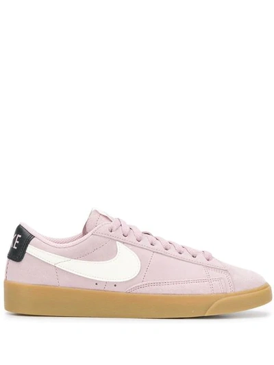 Nike Blazer Low Sd Sneakers In Pink