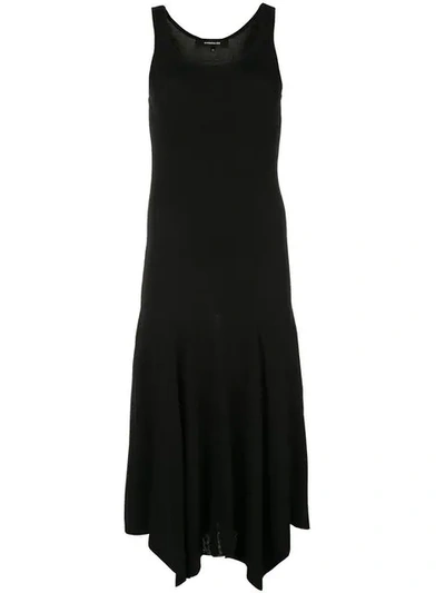 Barbara Bui Sleeveless Knitted Jersey Dress In Black