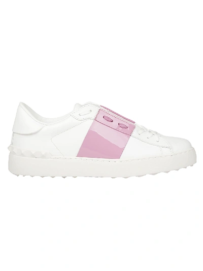 Valentino Garavani Sneaker In Bianco/giacinto