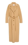 Nanushka Loane Belted Wool-blend Coat In Neutral