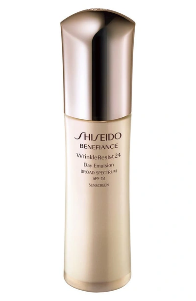 Shiseido Benefiance Wrinkleresist24 Day Emulsion Spf 18/2.5 Oz. In No Color