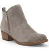Lucky Brand Basel Bootie In Periscope Suede
