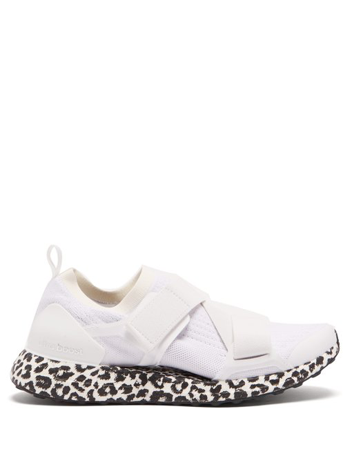 white trainers with animal print