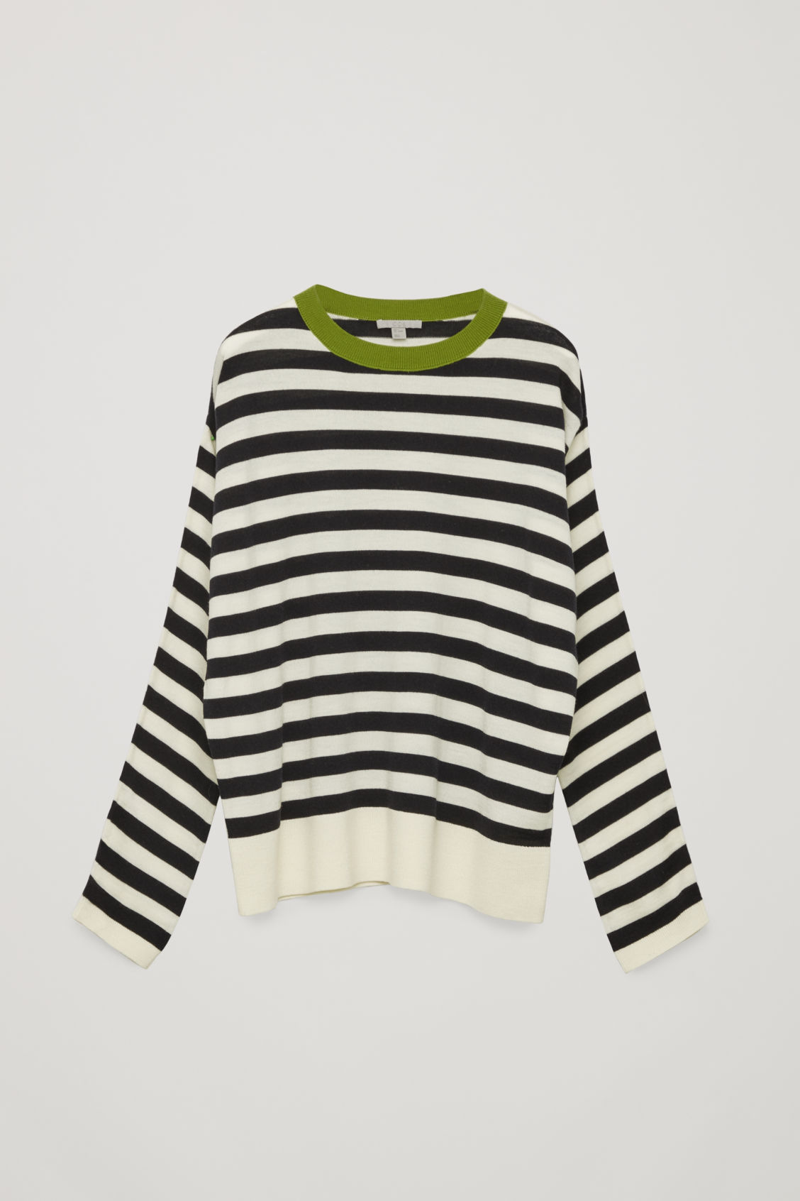 green striped jumper
